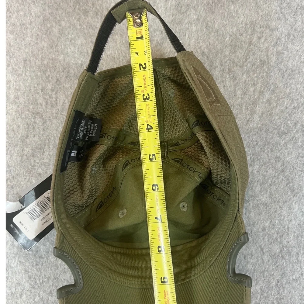 Notch Gear Hat Unisex Olive Drab Green NWT Sunglass Notch Athlete Blank XS